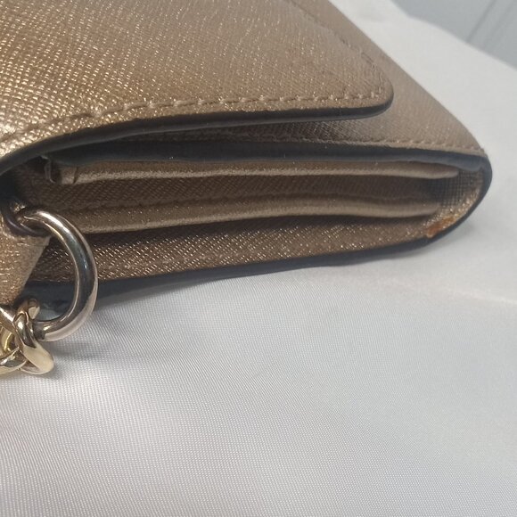 Michael Kors Golden Crossbody Purse - Picture 8 of 13